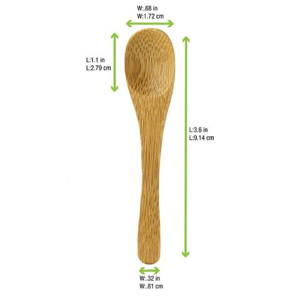 Compostable Tasting Spoons — Hot Food Safe to 220°F - image 1