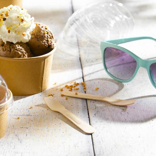 Compostable Tasting Spoons | Microwave & Freezer Ready | Hot Food Safe to 220°F - image 1