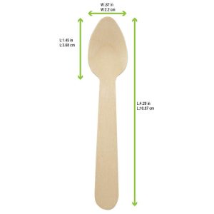 Compostable Tasting Spoons — Hot Food Safe to 220°F - image 1