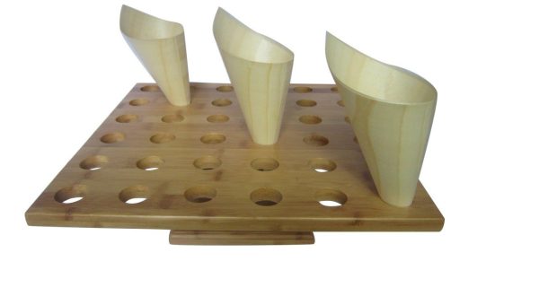 Sustainable Bamboo Food Cones — Bamboo for Hors d'Oeuvres, Tasting Menus & Catering - image 1