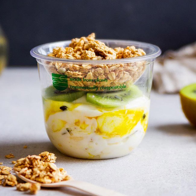 Hot Food to 220°F 3 oz Compostable Food Containers for Foodservice & Catering - image 3