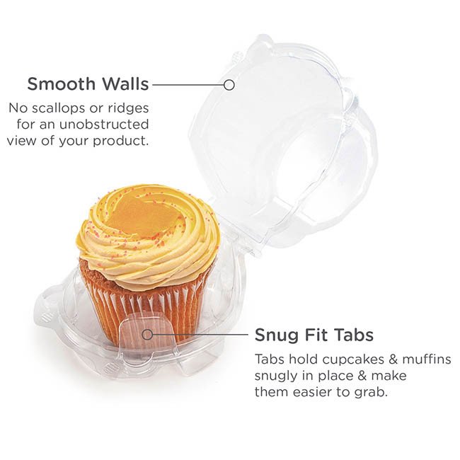 Compostable food container size comparison chart