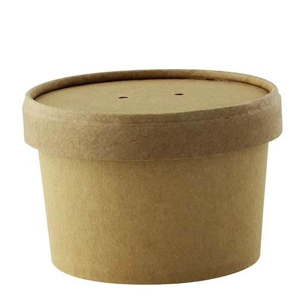 Hot Food to 220°F 8 oz Compostable Food Containers for Foodservice & Catering - image 1