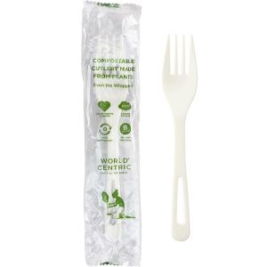 Compostable Forks, Hot Food Safe to 200°F - image 1
