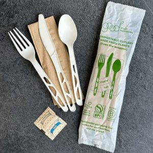 Hot Food to 200°F Compostable Napkins for Catering, Events & Quick-Service - image 1