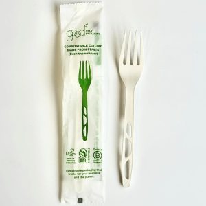 PLA Bioplastic Compostable Forks for Catering, Takeout & Foodservice - image 2
