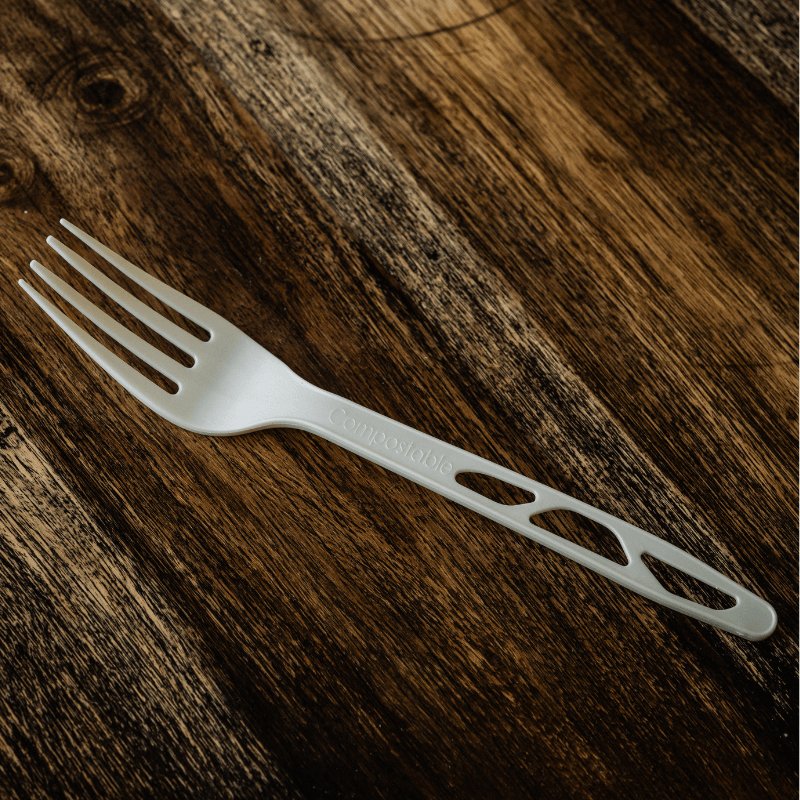 PLA Bioplastic Compostable Forks for Catering, Takeout & Foodservice - image 4
