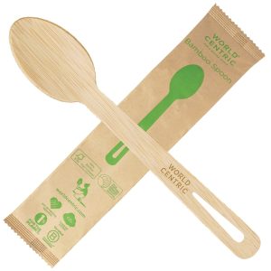 Compostable Spoons | Microwave & Freezer Ready | Hot Food Safe to 220°F - image 1