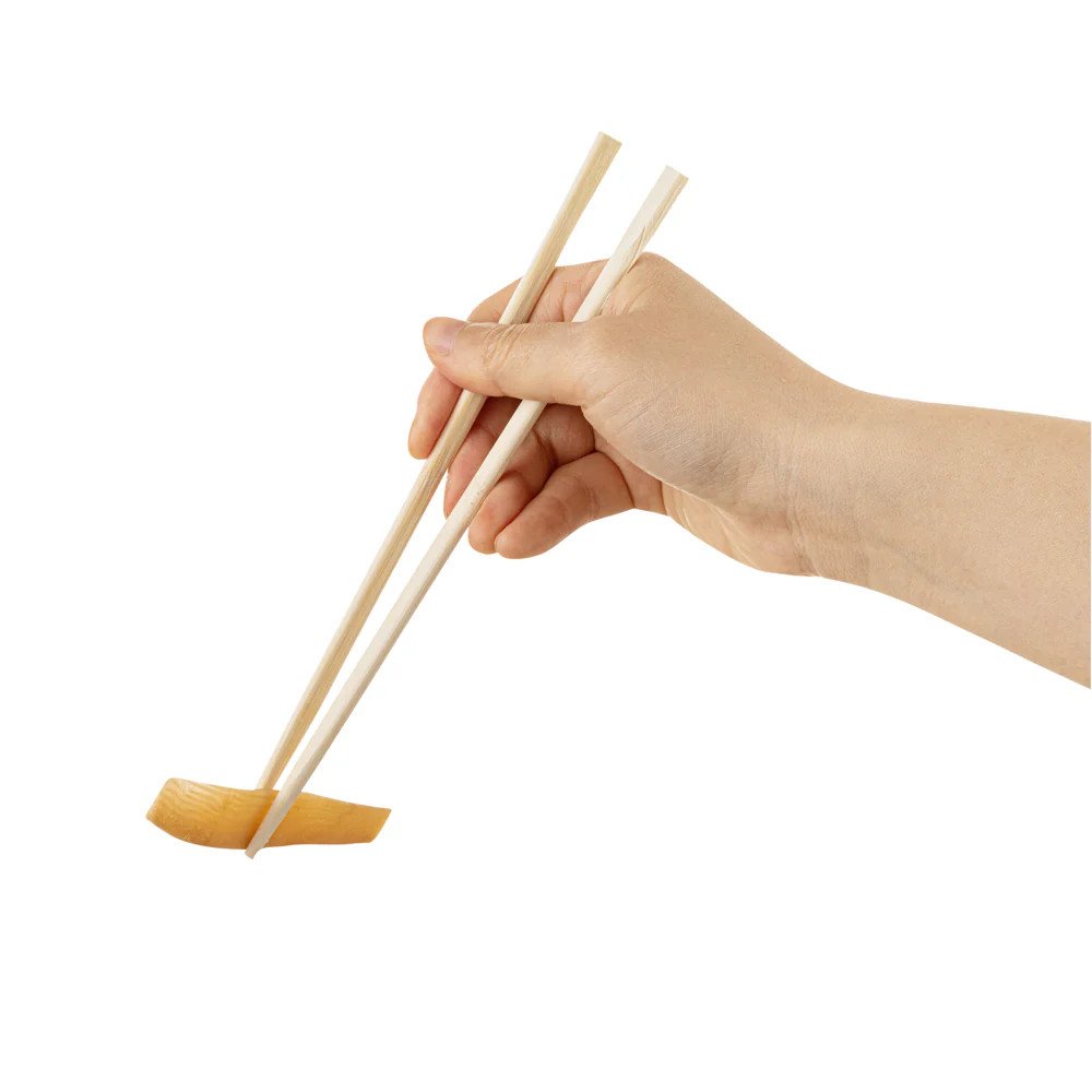 Compostable Bamboo Chopsticks | Hot Food Safe to 220°F - image 2