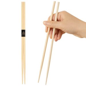 Compostable Bamboo Chopsticks, Hot Food Safe to 220°F - image 1