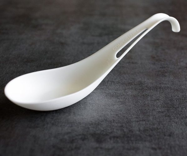 Sustainable Compostable Spoons — PLA Bioplastic for Catering, Takeout & Foodservice - image 1