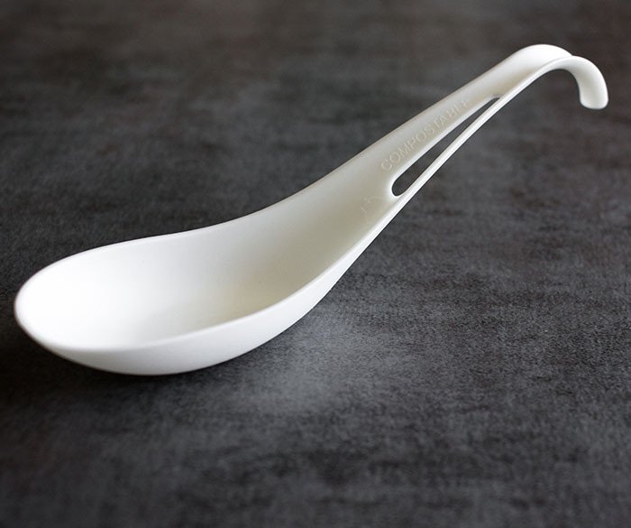Sustainable Compostable Spoons — PLA Bioplastic for Catering, Takeout & Foodservice - image 1