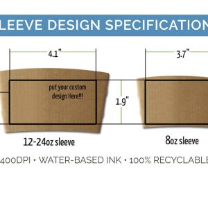 Compostable hot cup, PFAS-free, single product shot