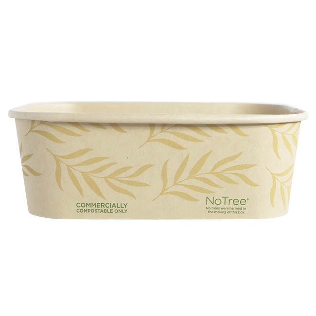 Hot Food to 220°F 24 oz Compostable Food Containers for Foodservice & Catering