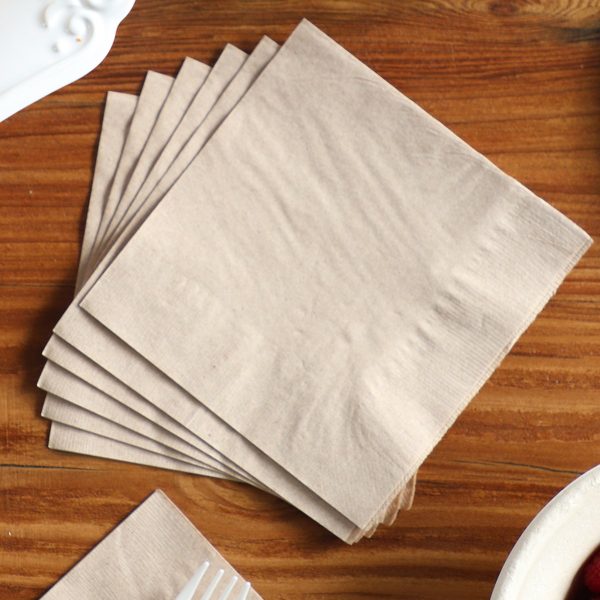 Hot Food to 220°F Compostable Napkins for Catering, Events & Quick-Service