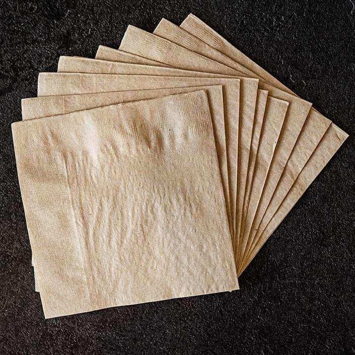 Hot Food to 220°F Compostable Napkins for Catering, Events & Quick-Service