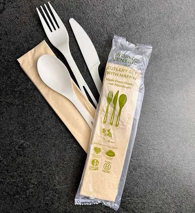 Compostable Napkins | Hot Food Safe to 200°F