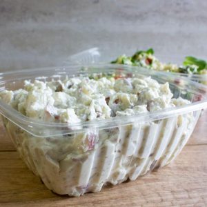 12 oz compostable pla lid, PFAS-free, single product shot