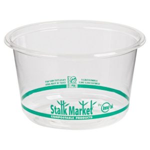 16 oz Compostable PLA Lids | Microwave & Freezer Ready | Hot Food Safe to 120°F - image 1