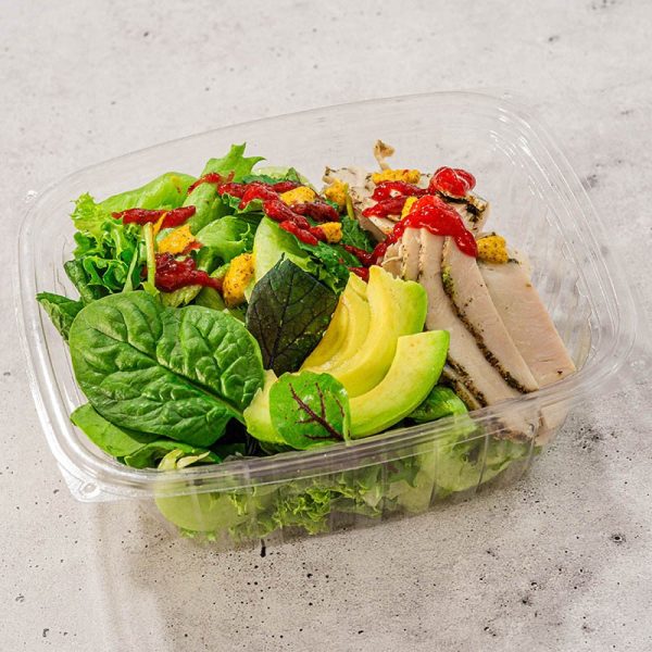 32 oz Compostable PLA Lids, Hot Food Safe to 220°F - image 1