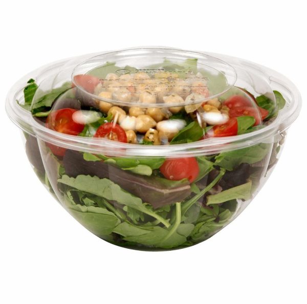 32 oz Compostable PLA Lids — Hot Food Safe to 220°F - image 1