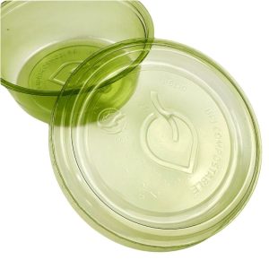 Hot Food to 105°F 4 oz Compostable PLA Lids for Takeout & Delivery - image 1