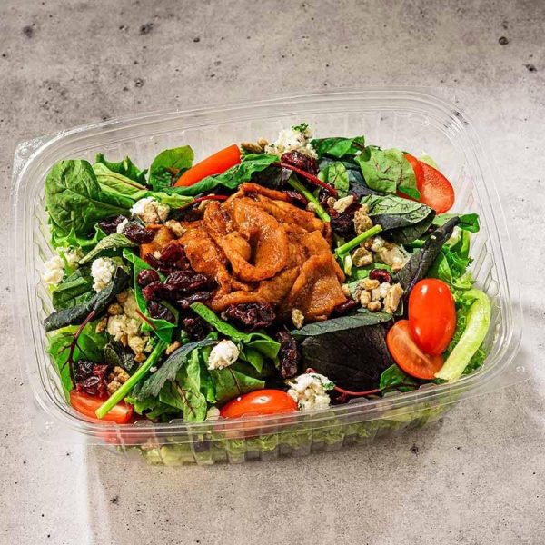 Hot Food to 220°F 64 oz Compostable PLA Lids for Takeout & Delivery - image 1