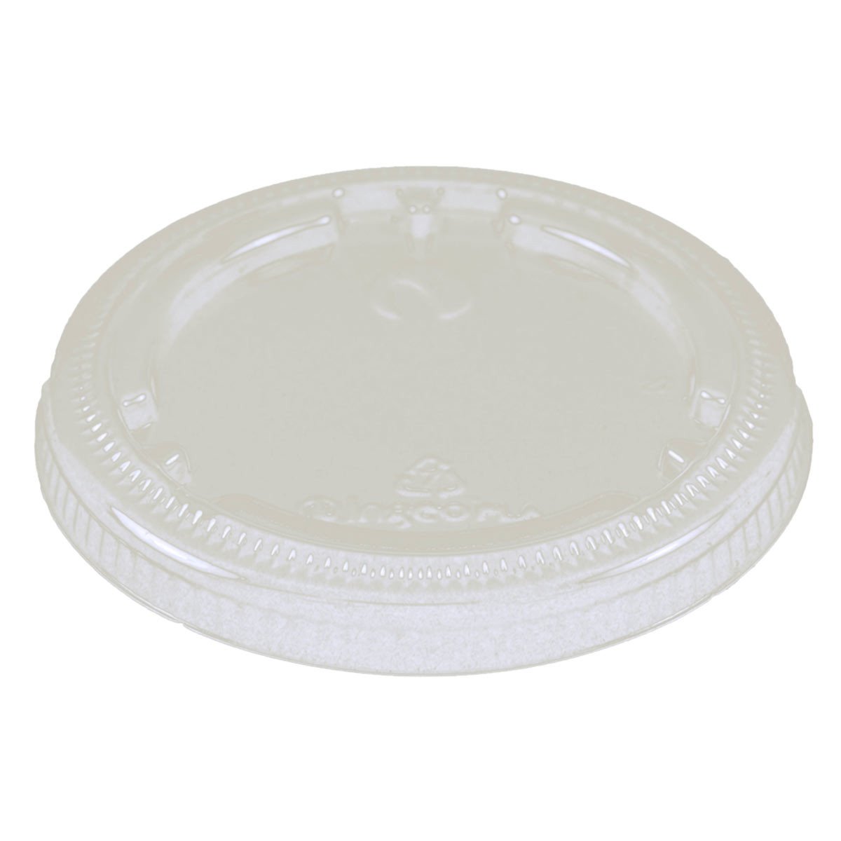 9 oz compostable pla lid alternate angle product view