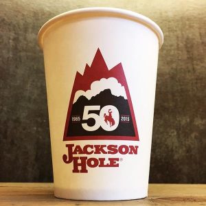 Pla-lined 16 oz compostable hot cup, PFAS-free, single product shot