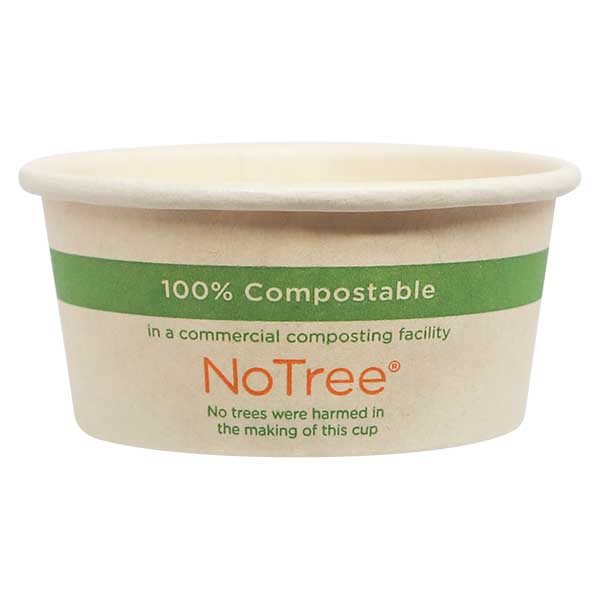 PLA-Lined 2 oz Compostable PLA Lids for Takeout & Delivery