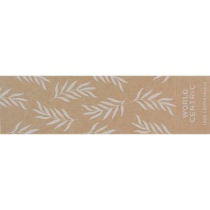 Pla-lined 32 oz compostable fiber catering tray alternate angle product view