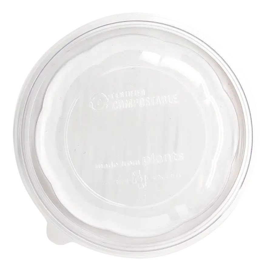 16 oz compostable salad bowl, PFAS-free, single product shot