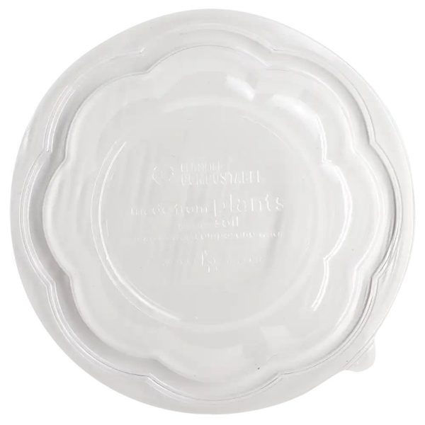 48 oz compostable salad bowl, PFAS-free, single product shot