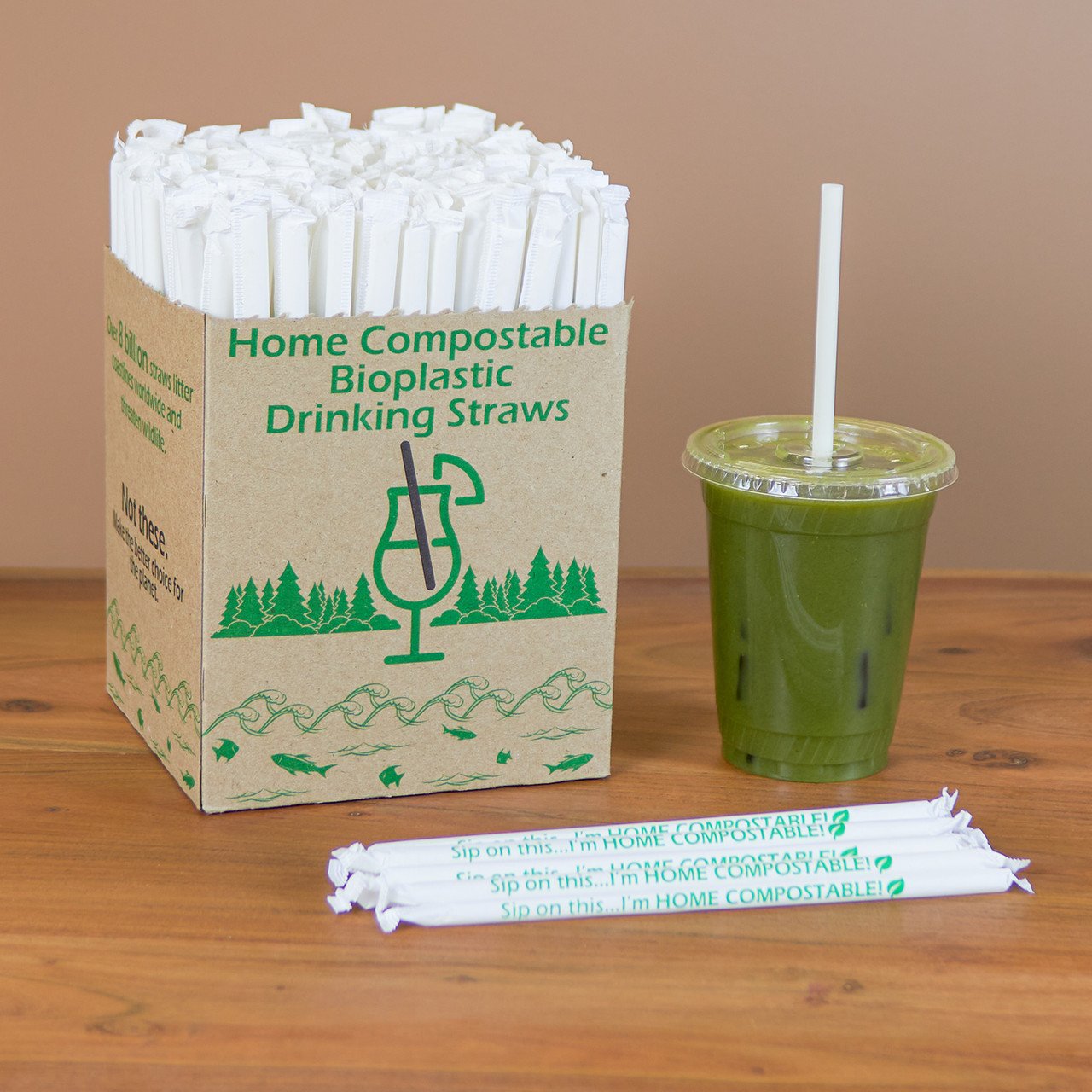 Compostable Straws — Home Compostable Plant Fiber - image 2