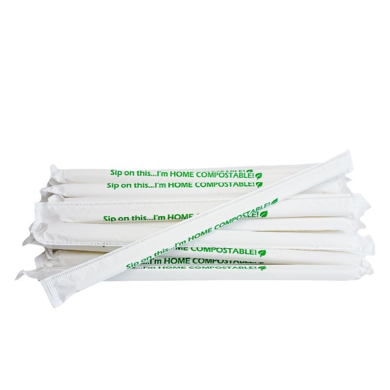Compostable Straws — Hot Food Safe to 100°F - image 2