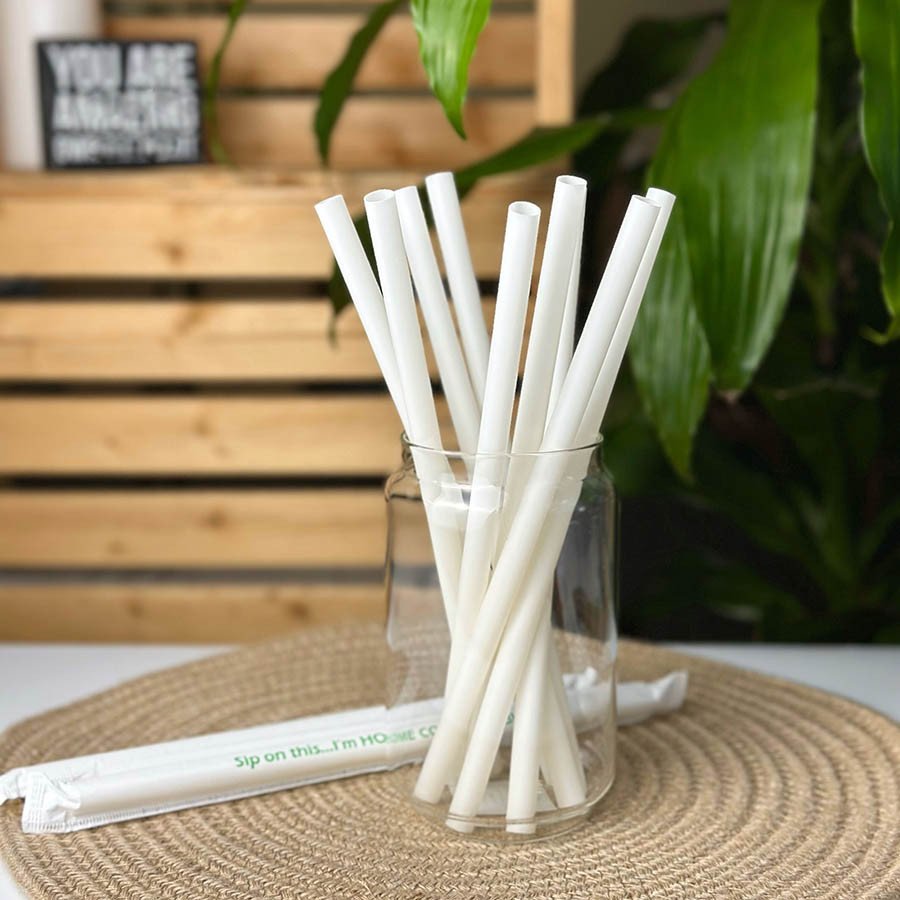Compostable Straws, Hot Food Safe to 100°F - image 1