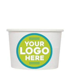 Sustainable 8 oz PLA Lids — Kraft Paper for Takeout & Delivery