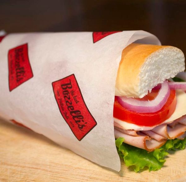 Compostable compostable plate with food serving example